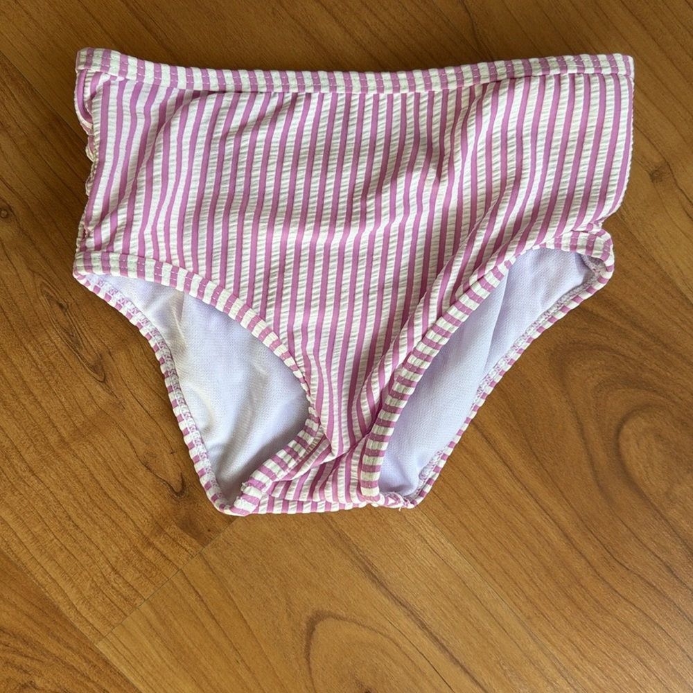 Ruffle Butts Rashguard Swim Set with Ruffle Trim - Picture 4 of 5